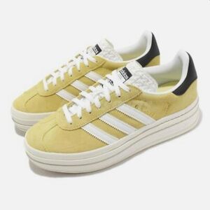 Adidas Gazelle Bold Yellow White Sneakers